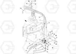 64385 Hydraulic installation OMNI 318 SCREED PF6110, PF6160, PF6170, Volvo Construction Equipment
