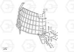 58550 Windshild guard for windshield. L45F, Volvo Construction Equipment