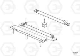 15408 Loader arm cylinder MC70B S/N 71000 -, Volvo Construction Equipment