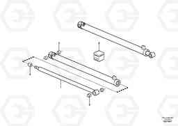 15414 Loader arm cylinder MC90B S/N 71000 -, Volvo Construction Equipment