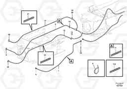 64438 Cable harnesses, rear A30E, Volvo Construction Equipment