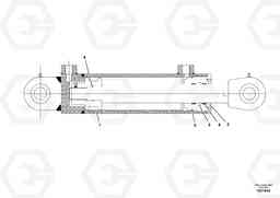 40054 Steering Hydraulic Cylinder Seal Kit PT220RH/PT240RH, Volvo Construction Equipment