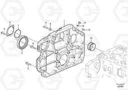 65604 Timing gear casing ABG8820/ABG8820B ABG8820 S/N 21098-23354 ABG8820B S/N 23355-, Volvo Construction Equipment