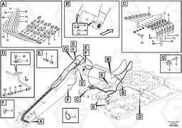 57983 Grease Piping EW140C, Volvo Construction Equipment