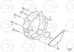 88636 Flywheel housing EC290B PRIME S/N 17001-/85001- 35001-, Volvo Construction Equipment