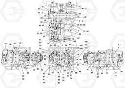 67642 Pump Drive Box Assembly PF3172/PF3200 S/N 197507-, Volvo Construction Equipment