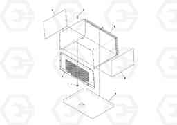 62201 Engine housing PF3172/PF3200 S/N 197507-, Volvo Construction Equipment