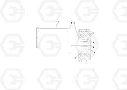 31487 Wheel Roller Assembly PF3172/PF3200 S/N 197507-, Volvo Construction Equipment