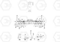 101530 Auger and Tunnel / Guard Arrangement PF3172/PF3200 S/N 197507-, Volvo Construction Equipment