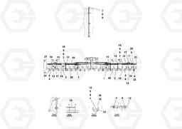 104954 Auger and Tunnel / Guard Arrangement PF3172/PF3200 S/N 197507-, Volvo Construction Equipment