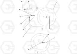 62230 Wash-down Hose and Reel Assembly PF3172/PF3200 S/N 197507-, Volvo Construction Equipment