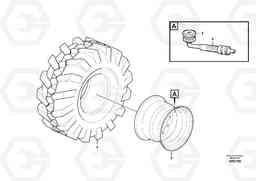 63799 Wheel and tire L45F, Volvo Construction Equipment