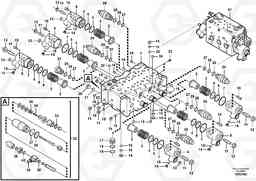 5137 Main valve assembly, assembly block EW140C, Volvo Construction Equipment