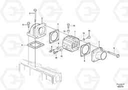 27266 Pre-heater ABG8820/ABG8820B ABG8820 S/N 21098-23354 ABG8820B S/N 23355-, Volvo Construction Equipment