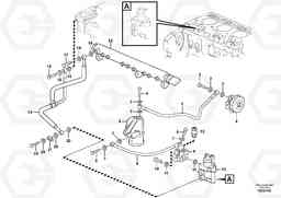 75341 Fuel pipes, fuel pump ABG7820/ABG7820B ABG7820 S/N 21064-23058 ABG7820B S/N 23059 -, Volvo Construction Equipment