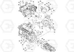 99471 Engine assembly SD116DX/SD116F S/N 197542 -, Volvo Construction Equipment