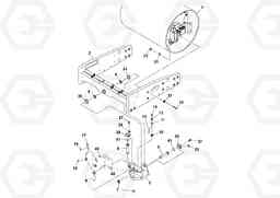 98206 Front Frame Installation SD160DX/SD190/SD200 S/N 197386 -, Volvo Construction Equipment