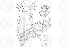 95524 Rear Frame Installation SD160DX/SD190/SD200 S/N 197386 -, Volvo Construction Equipment