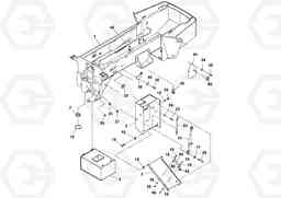 105340 Rear Frame Installation SD160DX/SD190/SD200 S/N 197386 -, Volvo Construction Equipment