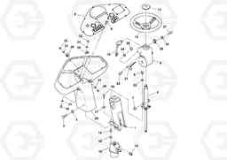 57753 Pedestal Assembly DD112HF/DD118HF/HA/HFA S/N 197518 -, Volvo Construction Equipment