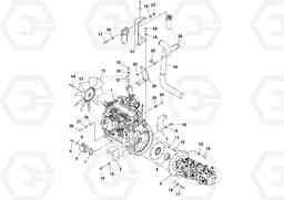 101051 Engine assembly DD112HF/DD118HF/HA/HFA S/N 197518 -, Volvo Construction Equipment