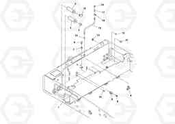 57979 Rear frame Assembly DD112HF/DD118HF/HA/HFA S/N 197518 -, Volvo Construction Equipment