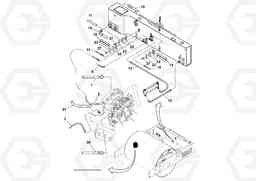 61417 Rear Hose Installation DD112HF/DD118HF/HA/HFA S/N 197518 -, Volvo Construction Equipment