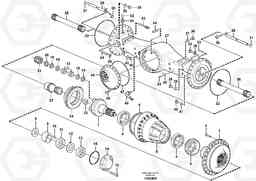 73907 Planet shaft, rear L220F, Volvo Construction Equipment