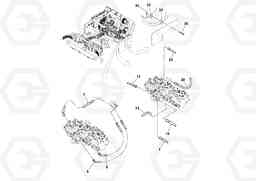 21744 Rear Hoses Installation DD132HF/DD138HF/HA/HFA S/N 197527-, Volvo Construction Equipment