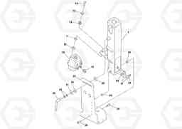 10044 Pedestal Assembly DD132HF/DD138HF/HA/HFA S/N 197527-, Volvo Construction Equipment