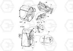 19858 Enclosed cab (optional) DD132HF/DD138HF/HA/HFA S/N 197527-, Volvo Construction Equipment