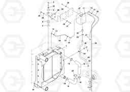 100083 Cooling system DD90/DD90HF S/N 197375 -, Volvo Construction Equipment