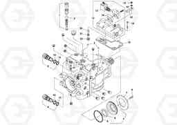 92854 Propulsion Pump DD90/DD90HF S/N 197375 -, Volvo Construction Equipment