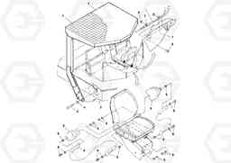 92162 ROPS And Seat Belt Installation DD90/DD90HF S/N 197375 -, Volvo Construction Equipment