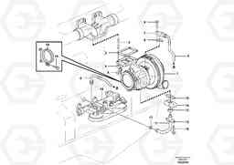 64469 Turbocharger with fitting parts EC460CHR HIGH REACH DEMOLITION, Volvo Construction Equipment