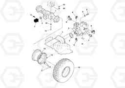 106462 Axle And Wheel Installation SD100C S/N 198060 -, Volvo Construction Equipment