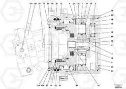 68896 Drum Drive Motor SD100C S/N 198060 -, Volvo Construction Equipment
