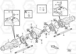 57722 Planet shaft, rear L45F, Volvo Construction Equipment