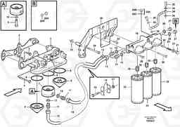 70792 Oil filter with fitting parts A35D, Volvo Construction Equipment