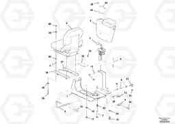 62874 Seat Console Assembly DD70/DD70HF S/N 197522 -, Volvo Construction Equipment