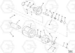 43013 Eccentric Assembly DD70/DD70HF S/N 197522 -, Volvo Construction Equipment