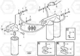 92703 Oil filter by pass A35D, Volvo Construction Equipment