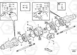83882 Planetary axle, front L50F, Volvo Construction Equipment