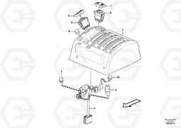 82561 Control Lever, 4 Lever L50F, Volvo Construction Equipment