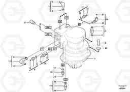 71664 Slewing gear motor installation ECR28 TYPE 601, Volvo Construction Equipment