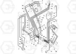 62879 Front Frame Hydraulic Hose Installation DD70/DD70HF S/N 197522 -, Volvo Construction Equipment