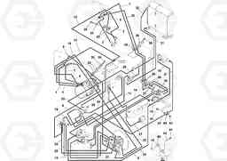 106712 Rear Frame Hoses Installation DD70/DD70HF S/N 197522 -, Volvo Construction Equipment