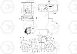 62876 Decal Installation DD70/DD70HF S/N 197522 -, Volvo Construction Equipment