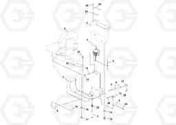 44846 Seat Console Assembly DD70/DD70HF S/N 197522 -, Volvo Construction Equipment