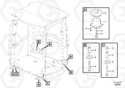 58705 Cab mounting block L45F, Volvo Construction Equipment